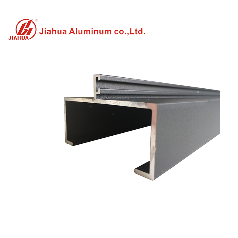Profils carrés en aluminium extrudé de la série JH 70 pour châssis de portes et fenêtres à battants de Foshan