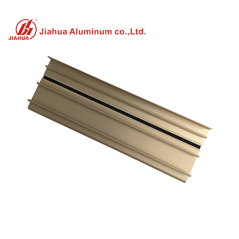 Profils en aluminium anodisés d'extrusion d'isolation thermique pour des fenêtres de coupure thermique