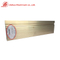 Profils extrudés linéaires de tube en aluminium de tube en aluminium de couleur en bois d'or de couleur électrophorétique pour les fenêtres coulissantes
