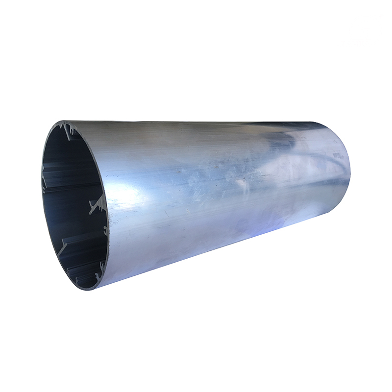 Grands profils de tube en aluminium creux ronds filetés extrudés