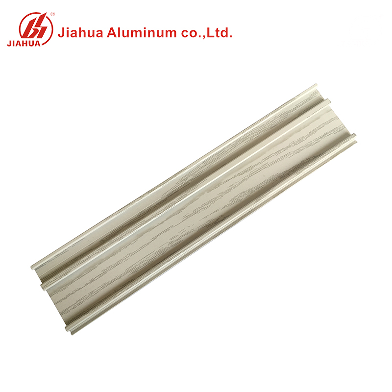 JIA HUA Prix attractif Finition bois blanc 6063 T5 Profilés en aluminium pour fenêtre en bois