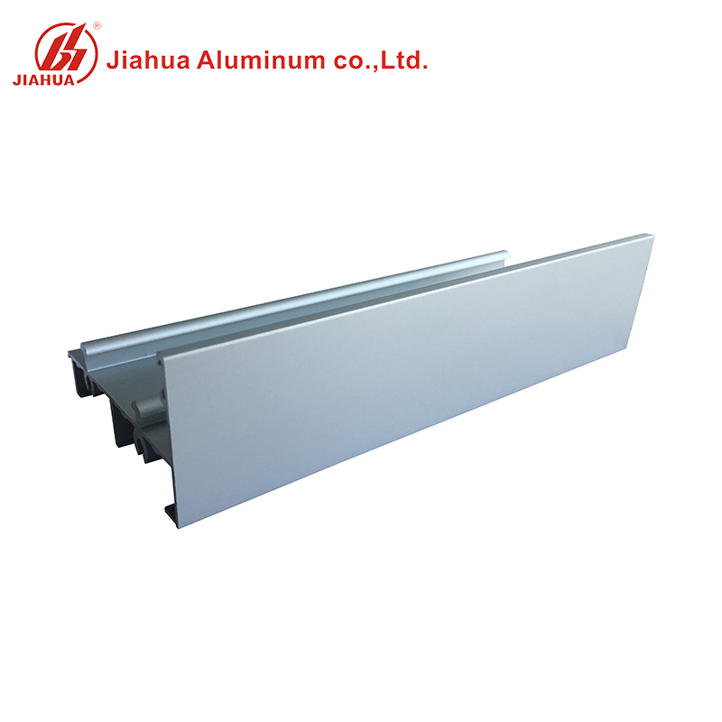 Jia Hua 6063 T5 portes en aluminium anodisé Windows coulissant double voie pour le châssis