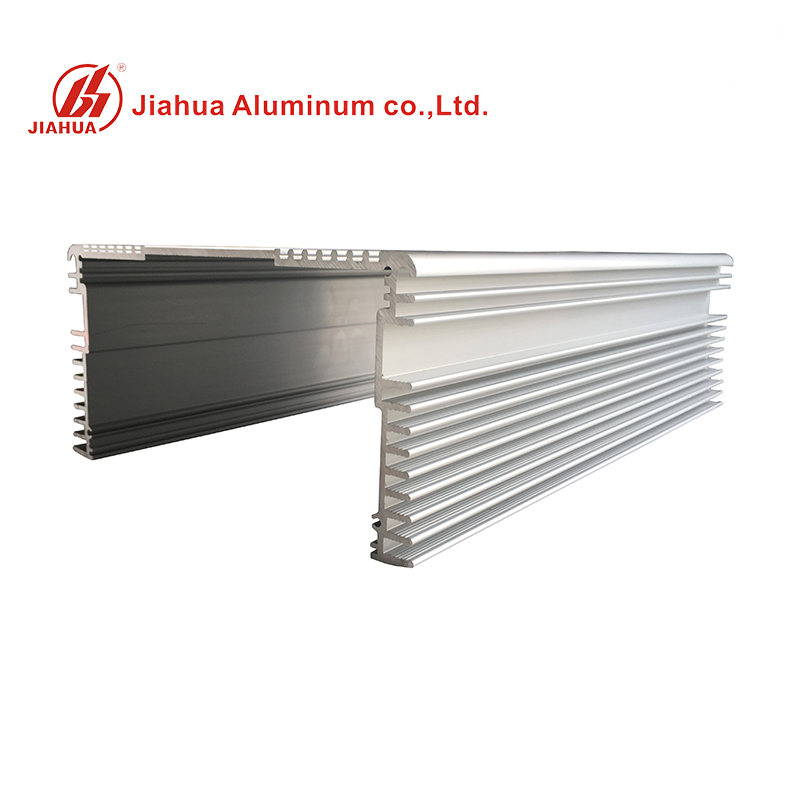 Profils en aluminium d'alliage de radiateur d'extrusion de radiateur de la finition 6063 T6 de moulin pour l'usage d'industrie
