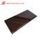 Profils en bois de décoration de clôture en aluminium moulé de finition de grain en bois pour la porte en aluminium d'auvent