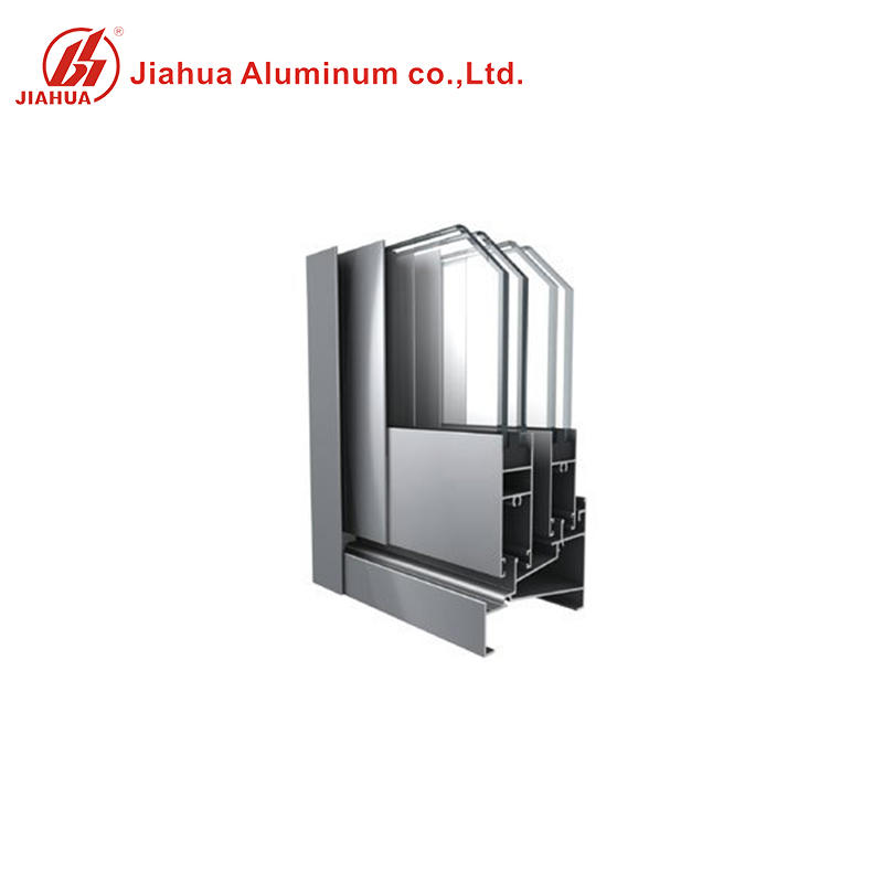 Série 80 à bas prix de la fenêtre à cadre coulissant en aluminium commercial horizontal pour les ventes