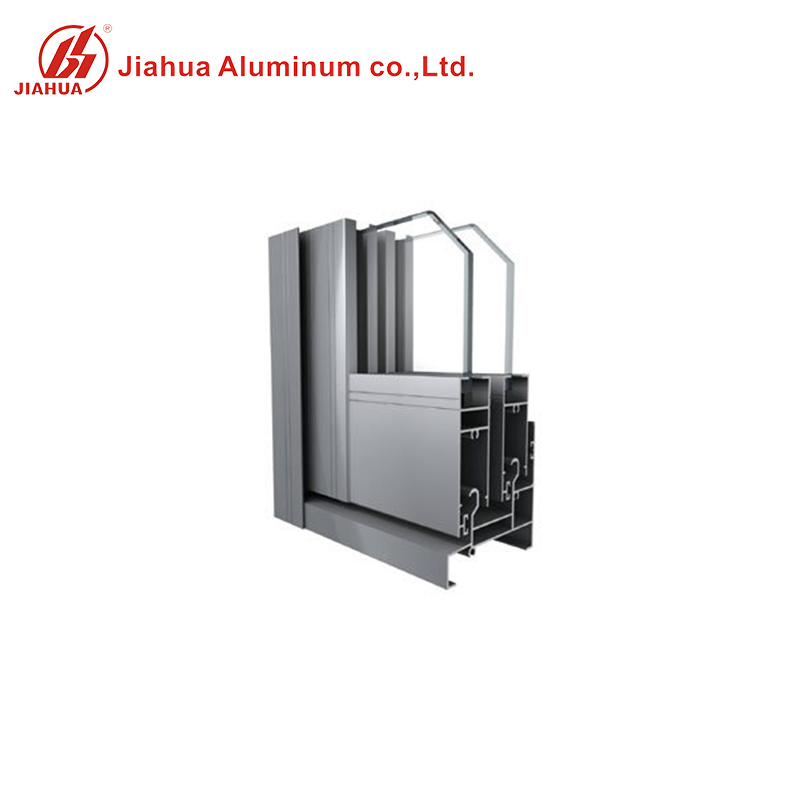 Fenêtre à cadre coulissante horizontale en aluminium noir anodisé de la série 70 supérieure pour le marché de la construction